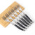Steak Knife Set 24-Piece   24Pcs Laguiole Cutlery Black Handles Elegant Flatware Silverware trend styled Professional Tableware Set Steak Knife Set 24-Piece   24Pcs Laguiole Cutlery Black Handles Elegant Flatware Silverware trend styled Professional Tableware Set