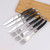 Stainless Steel Steak Knives And Forks  Set Of 6 Full Tang Laguiole Steel Cutlery Dinner Sets With Black ABS Handle Trend Flatware Tableware Stainless Steel Steak Knives And Forks  Set Of 6 Full Tang Laguiole Steel Cutlery Dinner Sets With Black ABS Handle Trend Flatware Tableware