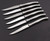 Serrated Edge Steak knives 6–Piece  6pcs Sharp Light Premium Dishwasher Safe Stainless Steel Knives Sets Styled Laguiole Silverware Serrated Edge Steak knives 6–Piece  6pcs Sharp Light Premium Dishwasher Safe Stainless Steel Knives Sets Styled Laguiole Silverware