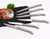 Serrated Edge Steak knives 6–Piece  6pcs Sharp Light Premium Dishwasher Safe Stainless Steel Knives Sets Laguiole Silverware Serrated Edge Steak knives 6–Piece  6pcs Sharp Light Premium Dishwasher Safe Stainless Steel Knives Sets Laguiole Silverware