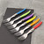 Stainless Steel Steak Fork Set 6-Piece  6pcs Dinnerware Bar Restaurant Western Kitchen Set Laguiole Multicolor Rainbow Dinner Cutlery Trend styled Table Forks Stainless Steel Steak Fork Set 6-Piece  6pcs Dinnerware Bar Restaurant Western Kitchen Set Laguiole Multicolor Rainbow Dinner Cutlery Trend styled Table Forks