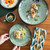 Kiln Change Glaze Dinner Set  16/32/48-Piece Starry Green Tableware with Dinner-, Dessert Plate, Bowl, Mug Trend styled Dinnerware Sets Kiln Change Glaze Dinner Set  16/32/48-Piece Starry Green Tableware with Dinner-, Dessert Plate, Bowl, Mug Trend styled Dinnerware Sets