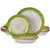Textured Ceramic Dinnerware Set    12/24 Piece Stoneware Chrys Combination Sets Service for 6/12 Person in Mix Green Textured Ceramic Dinnerware Set    12/24 Piece Stoneware Chrys Combination Sets Service for 6/12 Person in Mix Green