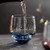 Gold Leaf Starry Sky Cup   Creative Japanese Hammered Crystal Glass Whisky Breakfast Beautiful Tea Cups Japan Glassware Drinkware in trend styled Blue Gold Leaf Starry Sky Cup   Creative Japanese Hammered Crystal Glass Whisky Breakfast Beautiful Tea Cups Japan Glassware Drinkware in trend styled Blue
