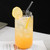 Vertical Stripe Glass Cup With Lid and Straw   550ml/400ml Transparent Bubble Juice Beer Can Milk Mocha Coffee Mug Drinkware Trend Style Clear Glasses Vertical Stripe Glass Cup With Lid and Straw   550ml/400ml Transparent Bubble Juice Beer Can Milk Mocha Coffee Mug Drinkware Trend Style Clear Glasses