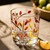 Luxury Whisky Glass  350ml Light Hand Wine Glasses Shot Vodka Glassware Cup Home Leaf Pattern Painted Water Cups Beautiful Transparent Bar Drinkware In Red Phnom Penh