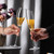 Crystal Glass Champagne Flute 2-Piece  2Pcs Nordic Wine Glasses High Value Cocktail Goblet Cups Set Home Beautiful Wedding Party Barware Norway Scandinavia Scandinavian Norwegian Goblets Stylish Glassware Sets