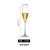 Crystal Glass Champagne Flute 2-Piece