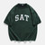 Heavy Duty T-Shirt  Men's Women’s Unisex Anywear Summer 280G Round o-neck crewneck Suede Hip Hop Loose Fit Short Sleeves Plus Size SAT Letter Print T-shirts Tops Tees for Man Woman in Green Heavy Duty T-Shirt  Men's Women’s Unisex Anywear Summer 280G Round o-neck crewneck Suede Hip Hop Loose Fit Short Sleeves Plus Size SAT Letter Print T-shirts Tops Tees for Man Woman in Green