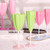 Retro Goblet Flower Cup  High-End Light Luxury Pastel Color Lead-Free Glass Wine Glasses Champagne Flute European Medieval Cocktail Cups Barware Goblets Flutes Glassware in trendy Green Pink Red