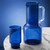 Heat Resistant Glass Pitcher   Creative Colored Cold Water Jug Drink Cup Set Home Juice Pitchers with Handle High Capacity Carafe Lemonade Kettle Jugs Glassware Drinkware Carafes in trendy Navy Blue Heat Resistant Glass Pitcher   Creative Colored Cold Water Jug Drink Cup Set Home Juice Pitchers with Handle High Capacity Carafe Lemonade Kettle Jugs Glassware Drinkware Carafes in trendy Navy Blue