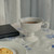 Bone China Coffee Cup And Saucer Handmade Ceramic Goblet Mug  Espresso Sets Nordic Style Creative Pure White Afternoon Tea Mugs Cups Norway Scandinavia Scandinavian Norwegian stylish Drinkware Bone China Coffee Cup And Saucer Handmade Ceramic Goblet Mug  Espresso Sets Nordic Style Creative Pure White Afternoon Tea Mugs Cups Norway Scandinavia Scandinavian Norwegian stylish Drinkware