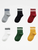 Stripe Quarter Crew Socks   Genderful Unisex Anywear Mens Women’s Standard Thickness Ribbed Cotton Funny Novelty Cute Loose Striped Long Sock Fashion Street Couple High-quality Youth Y2K Gen Z Footwear for Man Woman Teenager in Black Gray grey Red Green White Yellow