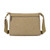 Canvas Shoulder Bag   Genderful Unisex Anywear Bottle Mens Women’s Casual Simple Fashion Retro Multi Layered Bags in trend khaki