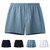 Basic Breathe Boxers  Men’s Breathable Comfort Underpants Trunks Sexy Boxer Briefs Elastic Shorts Pajama Underwear Penis Bulge Plus Size Boxershorts for Man in Gray Grey Navy Blue Black White