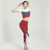 MiteigiYūki 2-Piece Yoga Suit   Women’s Seamless Sportswear Fitness Sport Gym Running Set 2 Piece Costume Activewear Sports Bra + Leggings Sets for Woman in Gray grey Red MiteigiYūki 2-Piece Yoga Suit   Women’s Seamless Sportswear Fitness Sport Gym Running Set 2 Piece Costume Activewear Sports Bra + Leggings Sets for Woman in Gray grey Red