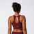 MiteigiYūki Rib Brami Yoga Vest  Women’s Activewear Fitness Triangle Strap Twisted High Impact Breathable Nude Sport Top Spring And Summer Active Ribbed Bra Sports Tops Plus Size Sportswear for Woman in Dark red back view MiteigiYūki Rib Brami Yoga Vest  Women’s Activewear Fitness Triangle Strap Twisted High Impact Breathable Nude Sport Top Spring And Summer Active Ribbed Bra Sports Tops Plus Size Sportswear for Woman in Dark red back view
