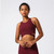 MiteigiYūki Rib Brami Yoga Vest  Women’s Activewear Fitness Triangle Strap Twisted High Impact Breathable Nude Sport Top Spring And Summer Active Ribbed Bra Sports Tops Plus Size Sportswear for Woman in Dark red MiteigiYūki Rib Brami Yoga Vest  Women’s Activewear Fitness Triangle Strap Twisted High Impact Breathable Nude Sport Top Spring And Summer Active Ribbed Bra Sports Tops Plus Size Sportswear for Woman in Dark red