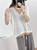 Double-hem Thin-knit Top  Women’s Good Quality Summer Half Sleeve V-Neck Sweater Contrast Color Loose Knitting Casual Tee Shirt Double hem Tops Sweaters for Woman in White Double-hem Thin-knit Top  Women’s Good Quality Summer Half Sleeve V-Neck Sweater Contrast Color Loose Knitting Casual Tee Shirt Double hem Tops Sweaters for Woman in White
