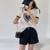 Cotton-Linen Graphic T-Shirt  Women’s Summer Short Sleeve Casual Round O-neck crewneck Top Fashion Contrast Color Heart Print Basic Tees T-Shirts Tops For Young Lady Woman in trend white