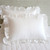 Ruffled Pillowcase Sham 1-Piece Princess European Pillow Cover Protector Bedding Cotton Llinen Solid White Ruffle Pillow 48*74cm trendy Pillows Covers Ruffled Pillowcase Sham 1-Piece Princess European Pillow Cover Protector Bedding Cotton Llinen Solid White Ruffle Pillow 48*74cm trendy Pillows Covers