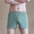 Soft Stripe Boxer Briefs   Mens Scrotum Bulge Underwear Shorts Breathable Pouch-Underpants Cotton Flat Boxers Sleep Bottoms Plus Size Striped Lingerie for Man in green