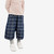 Japanese original design cute wild mid-waist plaid casual nine-point pants for boys and girls Trend Japanese original design cute wild mid-waist plaid casual nine-point pants for boys and girls Trend