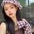 Plaid Beret  Women’s Korean Style Female Spring and Autumn Niche Cloud Hat Ins Jellyfish Hats with Sleeves Summer Checkered Tartan Headwear for Woman in lilac Plaid Beret  Women’s Korean Style Female Spring and Autumn Niche Cloud Hat Ins Jellyfish Hats with Sleeves Summer Checkered Tartan Headwear for Woman in lilac