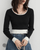 Boatneck Rib Sweater Women’s Ribbed Long Sleeve Basic Contrast Knit Underlay Jumpers Female Pullover Ladies Top Autumn Winter Sweaters for trending Woman in Black white trim Boatneck Rib Sweater Women’s Ribbed Long Sleeve Basic Contrast Knit Underlay Jumpers Female Pullover Ladies Top Autumn Winter Sweaters for trending Woman in Black white trim