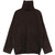 Turtleneck Sweater dark brown  Korean Women's Warm Solid Loose Plus size Pullover Knitwear Basic Female Tops Autumn Winter Sweaters for Woman
