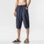 Cropped Pants in Cotton-Linen   Men’s Summer Cotton Linen Short Chinese Style Loose Breathable Casual Lace Up Mens Mid rise waist Shorts Plus Size 4xl 5xl for Man in navy blue Cropped Pants in Cotton-Linen   Men’s Summer Cotton Linen Short Chinese Style Loose Breathable Casual Lace Up Mens Mid rise waist Shorts Plus Size 4xl 5xl for Man in navy blue