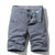 Khaki Cargo Shorts gray  Men’s Mid rise waist Breeches Summer Mens Plus Size Work Plus Size Sportswear Casual Cotton Short Pants Oversize for man in grey