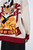Kung Fu Panda Knit Cardigan  Women’s autumn style of Universal Ladies fashion Sweaters casual knitted womens coats Cardigans for Woman in Champagne cream with red trim Year Of The Tiger Kung Fu Panda Knit Cardigan  Women’s autumn style of Universal Ladies fashion Sweaters casual knitted womens coats Cardigans for Woman in Champagne cream with red trim Year Of The Tiger