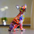 Graffiti Chihuahua Dog Sculpture   Mexican Animal Statue Cute Dogs Resin Crafts Figurine Living Room Mexico Pets Kawaii Decoration For Home