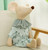 Plush Doll in Cotton-Linen   Cotton And Linen Danish Rat Dolls Gift Cute Baby Mouse Lovely Rats With Clothes Plushie Stuffed animals Kids Birthday Child’s Gifts in Green