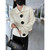Rib Knit Cardigan white Women Big Button Ribbed Knitted Sweaters Coats Korean Turn-Down Collar Chic Knitwear Casual womens workwear Jumpers Jacket Tops Cardigans for Woman Rib Knit Cardigan white Women Big Button Ribbed Knitted Sweaters Coats Korean Turn-Down Collar Chic Knitwear Casual womens workwear Jumpers Jacket Tops Cardigans for Woman