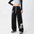 Baggy Wide-Leg Sweatpants   Women’s Y2K Oversized Print Wide Leg Pants Plus size Joggers Elastic High Rise Waist Stars womens Casual Sportswear Fitness Trousers Streetwear for Woman in Black Baggy Wide-Leg Sweatpants   Women’s Y2K Oversized Print Wide Leg Pants Plus size Joggers Elastic High Rise Waist Stars womens Casual Sportswear Fitness Trousers Streetwear for Woman in Black
