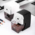 Rotary Pencil Sharpener DELI Pencil Cutter Machine Office Stationery School Hand Crank Pencil Sharpeners in black white