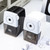 Rotary Pencil Sharpener DELI Pencil Cutter Machine Office Stationery School Hand Crank Pencil Sharpeners in black white