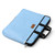 Waterproof Canvas Laptop Bag   Office Work Business Documents Handbag Double Layers Book A4 File Folder Holder with Handle Zipper Big Capacity Handbags Bags in light sky blue Waterproof Canvas Laptop Bag   Office Work Business Documents Handbag Double Layers Book A4 File Folder Holder with Handle Zipper Big Capacity Handbags Bags in light sky blue