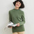 Mockneck Cashmere Rib Sweater Women’s Autumn and Winter 100%-Cashmere Semi-High Neck Seamless plus size womens Female Slim Pullover Long Sleeve Warm Cashmere-Knit Ribbed Turtleneck Sweaters Workwear Tops for Woman in trendy olive green Mockneck Cashmere Rib Sweater Women’s Autumn and Winter 100%-Cashmere Semi-High Neck Seamless plus size womens Female Slim Pullover Long Sleeve Warm Cashmere-Knit Ribbed Turtleneck Sweaters Workwear Tops for Woman in trendy olive green