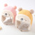 Bear Pattern Ear-Warmer Hat   Anywear unisex Baby Autumn Winter Cute Infant Toddler Cartoon Thickened Plus Velvet Children's Boys And Girls Hats Kawaii Headwear in Pink Yellow