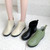 Rain Boots  Women’s Warm Outdoor Booties Fashion Winter Shoes Waterproof Working Slip-on Rubber womens Ankle-Boots for Woman in beige black green Rain Boots  Women’s Warm Outdoor Booties Fashion Winter Shoes Waterproof Working Slip-on Rubber womens Ankle-Boots for Woman in beige black green