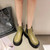 Chelsea Ankle Boots green  Women’s Vegan Shoes Autumn Womens Designer Faux PU Leather Slip-on Platform Short Boot Footwear for Woman Chelsea Ankle Boots green  Women’s Vegan Shoes Autumn Womens Designer Faux PU Leather Slip-on Platform Short Boot Footwear for Woman