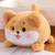 Cute Wagging Cat Plush Doll 11cm    Dog Toys Cartoon Small Animals Stuffed Dolls For Kids Gifts in Tan orange