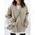 Wind Stacked Cardigan  Women's workwear Loose Plus size V-neck Jacket Casual womens Versatile Mid-length Bf Sweaters Tops Streetwear Vintage Harajuku Cardigans for Woman in beige Wind Stacked Cardigan  Women's workwear Loose Plus size V-neck Jacket Casual womens Versatile Mid-length Bf Sweaters Tops Streetwear Vintage Harajuku Cardigans for Woman in beige