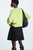 Mohair Crewneck Sweater green  Women's casual winter petite size womens striped patchwork tops alpaca wool blend round o-neck ribbed band sweaters for woman in lime-green Mohair Crewneck Sweater green  Women's casual winter petite size womens striped patchwork tops alpaca wool blend round o-neck ribbed band sweaters for woman in lime-green