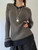 Harajuku Rib Sweater  Women’s Vintage Y2k Loose Full Sleeve Patchwork Womens Ribbed V-Neck Y2k Grunge Autumn Winter Pullovers Knitwear Clothing Sweaters for Woman in Dark Gray grey Harajuku Rib Sweater  Women’s Vintage Y2k Loose Full Sleeve Patchwork Womens Ribbed V-Neck Y2k Grunge Autumn Winter Pullovers Knitwear Clothing Sweaters for Woman in Dark Gray grey