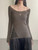 Rip Boatneck Top brown  Women’s Vintage y2k Indie Ripped Autumn and Spring Tees Casual Hollow Out Long Sleeve Slim-fit Knitted womens T Shirts Streetwear Chic T-Shirts Crop Tops for Woman in khaki Rip Boatneck Top brown  Women’s Vintage y2k Indie Ripped Autumn and Spring Tees Casual Hollow Out Long Sleeve Slim-fit Knitted womens T Shirts Streetwear Chic T-Shirts Crop Tops for Woman in khaki