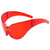 Concave Sunglasses  Genderful Anywear Unisex Women’s Men’s Grunge Y2K One Piece Women Vintage Luxury Brand Hip Hop Cat Eye Sun Glasses Fashion womens mens Trend Shades for man woman in red